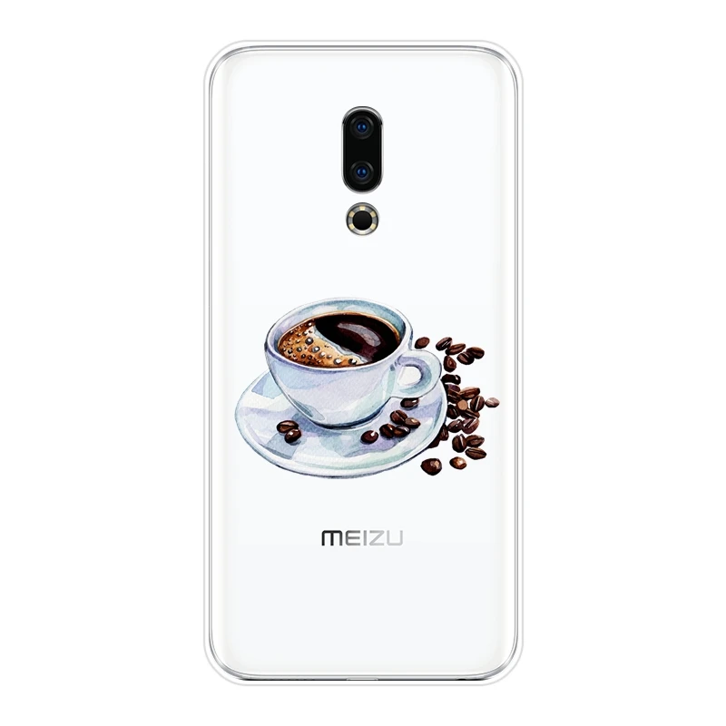 Чехол для телефона Coffee Girl Drink Heart Meizu U10 U20 Pro 6 7 Plus Мягкая силиконовая задняя крышка