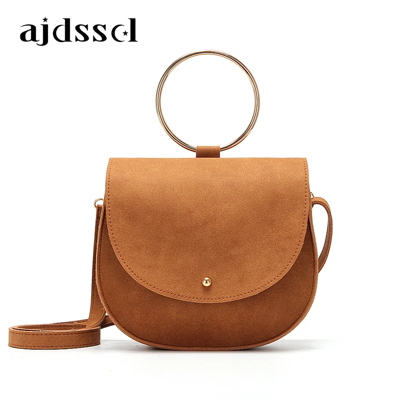 

Retro new matte saddle bag casual wild lady handbag tide female slung shoulder bag luxury handbags women bags designer