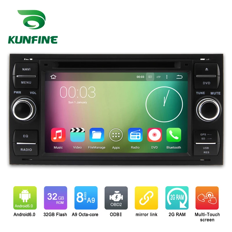 Octa Core 1024 600 Android 6 0 Car DVD GPS Navigation font b Multimedia b font