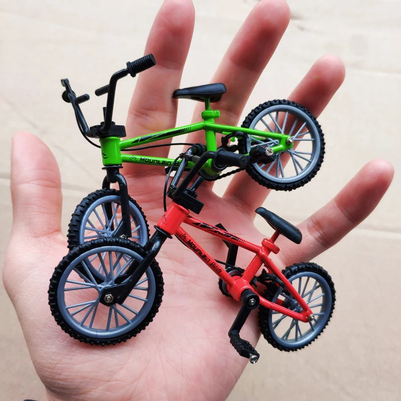 2018 мини палец bmx набор фанаты велосипедов игрушка сплав BMX функциональные дети RC