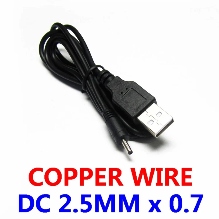 Best 2.5mm Tip Plug Cord USB DC Charging Charger Cable Lead For D2