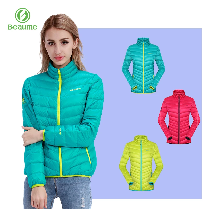 

Beaume Beaume Short Winter Jacket Women Outdoor White Down Jacket Slim Waterproof Thermal Outerwear For Women 54282
