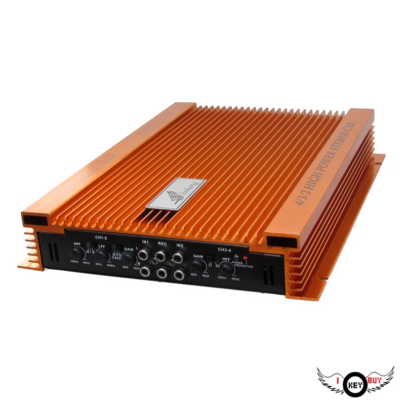 

1PC High-Quality 4 * 100W Car Amplifier 4-channel 4-way HIFI High-Power Auto Amplifiers For Conversion Upgrade 12V I Key Buy