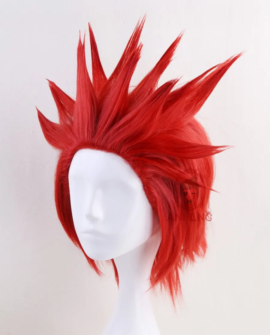Shumeier короткие красные вьющиеся мой герой академический Kirishima Eijirou синтетические