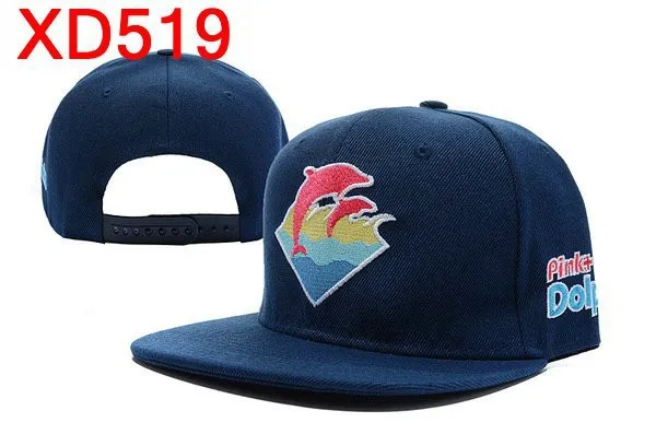 Pink Dolphin Waves Snapback in Nave 