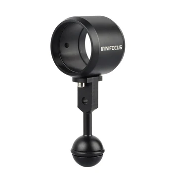 

MINIFOCUS Professional Diving Flashlight Mount Holder Bracket Strobe Arm Adapter Ball Joint Bracket for Underwater Photography