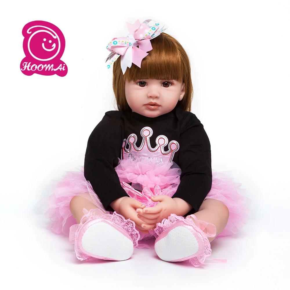 

60cm Big Silicone Reborn Baby Doll Toys Vinyl Princess Toddler Babies Dolls Girls Birthday Gift Present Child Play House Toy