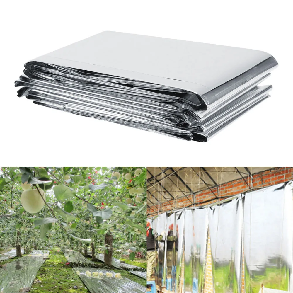 1 шт. серебряная светоотражающая пленка для растений|greenhouse greenhouse|solar greenhousesgreenhouse