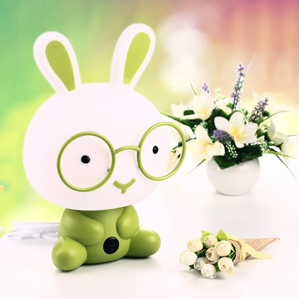 Cukup Lucu Kelinci Anjing Kartun Hewan Malam Lampu Kamar Bayi Tidur