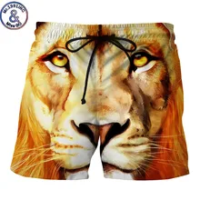 Mr.1991INC принт с животными Лев Для Мужчин's 3D Пляжные шорты Фитнес Maculino пляжные шорты для будущих мам Хо Для мужчин s плюс Размеры ЕС Размеры M-XXL