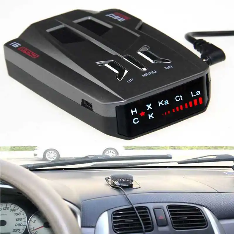 City road/ hgithway Laser Anti Radar Detector Car Detector V9 Russia ...