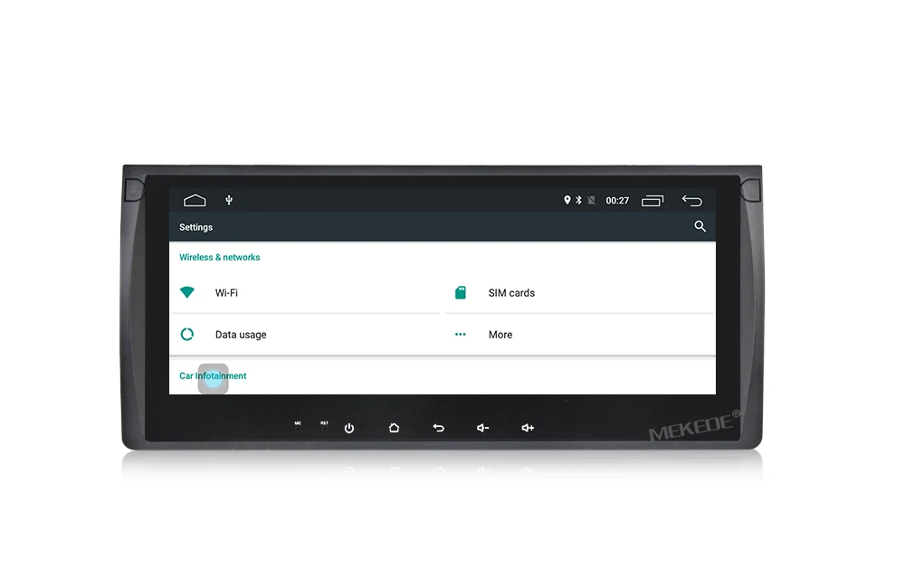 Cheap MEKEDE Car Multimedia Player 4G lte  Android 7.1 Car DVD GPS player For BMW/E39/X5/E53 with Wifi FM AM Radio BT free shipping 27