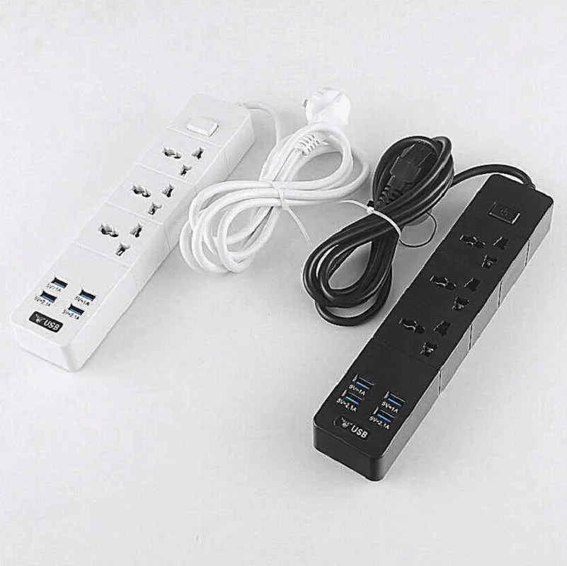 Smart 4 USB Зарядное устройство адаптер расширения Мощность полосы 5V 6.2A 3