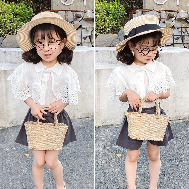 

Girls Clothing Sets T-shirt+shorts 2 Pieces Sets Kids Clothes Children Clothing MMT3