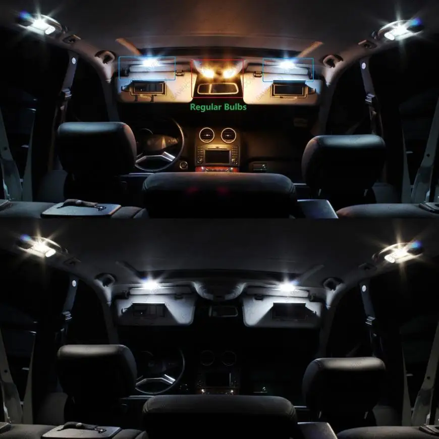Дешево стайлинга автомобилей Автомобильные аксессуары из 2 предметов белый 16-SMD 31 мм светодиодный света 12V 5050 DE3175 укрыты внутренной сводной подсветка карты с одним чипом для универсальных машин