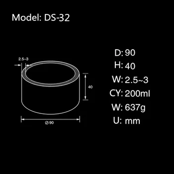 

99.5% alumina crucible D90*H40mm/ cylindrical corundum crucible /Cylindrical ceramic refractorye crucible