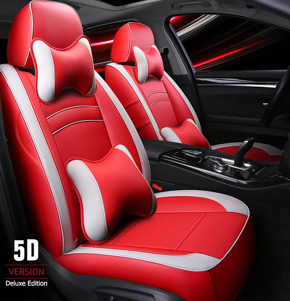 Роскошный кожаный чехол для автомобильного сиденья для Toyota Corolla Camry Highlander C-HR CROWN PRIUS VIOS IZOA YARiS make Чехлы для автомобильных сидений