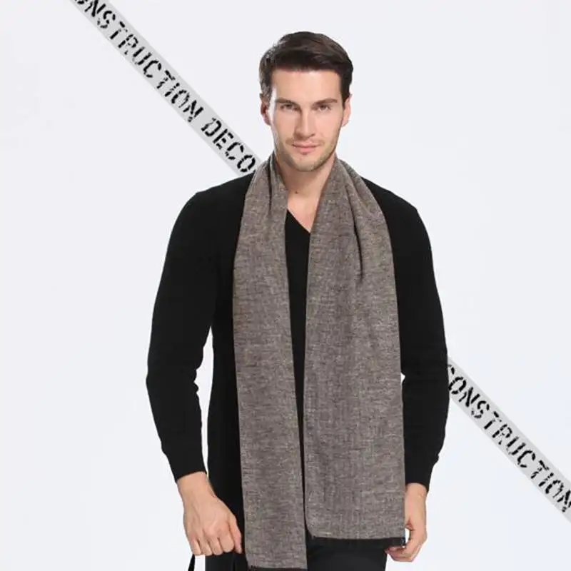 Winter Cashmere Scarf Men font b Tartan b font Patchwork Sjaal Luxury Brand Business Scarf Echarpe