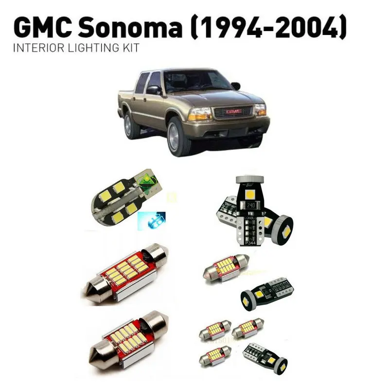 Led interior lights For GMC sonoma 1994-2004 20pc Lights Cars lighting kit automotive bulbs Canbus | Автомобили и мотоциклы