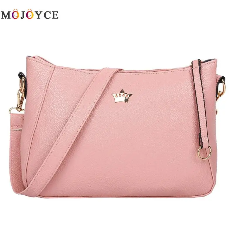

Crossbody Bags for Women Solid Color PU Leather Fashion Brand Female Lady Shoulder Bags