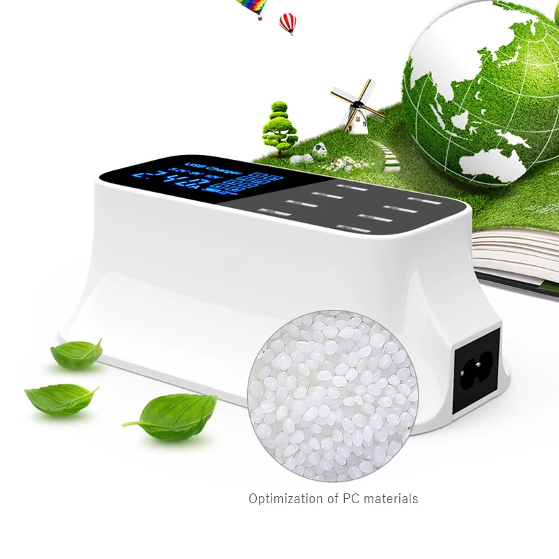 8 ميناء شريحة ذكية شاحن يو اس بي قاعدة لتثبيت الكمبيوتر المحمول شاشة Led المحمول هاتف لوحي شحن محول طاقة علي سطح مكتب المقبس قطاع 2.4A 8 ميناء شريحة ذكية شاحن يو اس بي قاعدة لتثبيت الكمبيوتر المحمول شاشة Led المحمول هاتف لوحي شحن محول طاقة علي سطح مكتب المقبس قطاع 2.4A