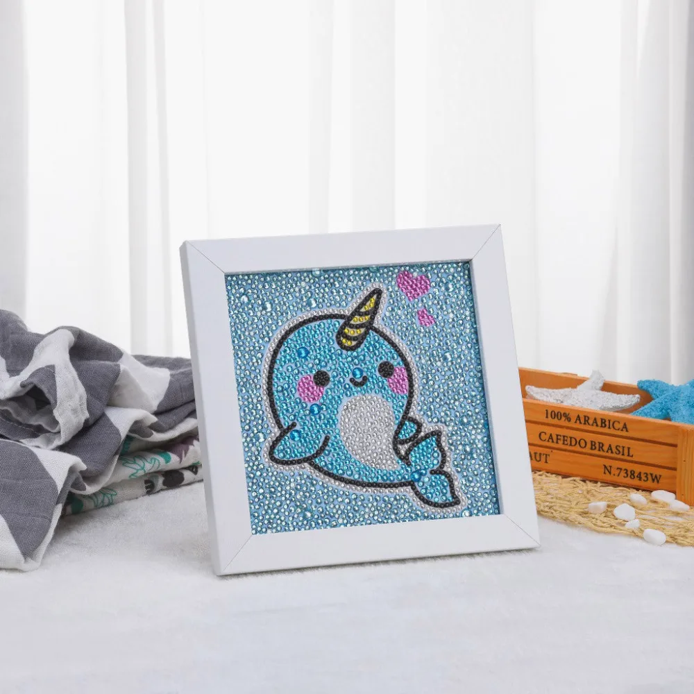 

Full Drill Cartoon Diamond Painting Special Shaped Diamond Embroidery Rhinestone New Design for Children Giving Photo Frame Hot