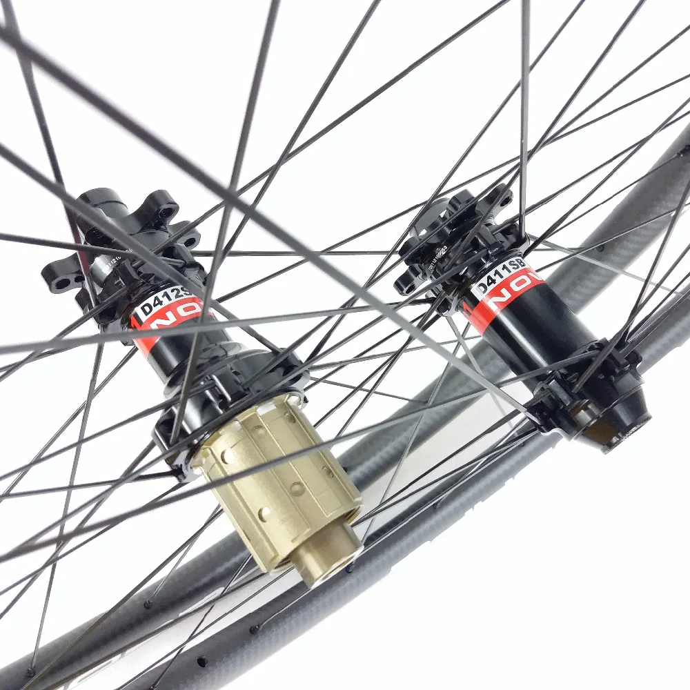 Sale 1340g 700c 42mm asymmetric road disc carbon wheels clincher tubeless 25mm U shape D411SB D412SB 9mm QR 12mm 15mm 135mm 142mm 2