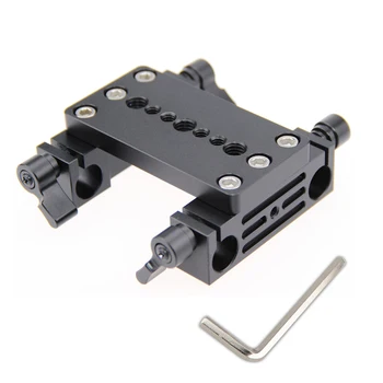 

Tripod Mount Quick Release Baseplate 15mm Clamp Rod Railblocks Block Adapter Fr 15mm Rod Support DSLR Shoulder Rig C1134