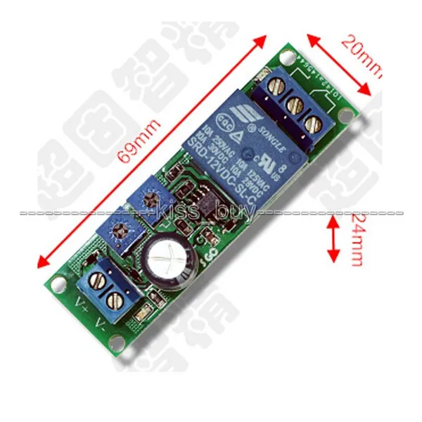 DC 12V бесконечный цикл задержка таймер реле Вкл/Выкл модуль время 10 ~ 1400S|dc dc|relay dcrelay