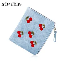 

JULICXYJ Sweet Cute Cherry Woman's Wallet 2017 Hot Sale Fashion Clutch Small Mini Coin Purse For Girl Teenage Carteira Feminina