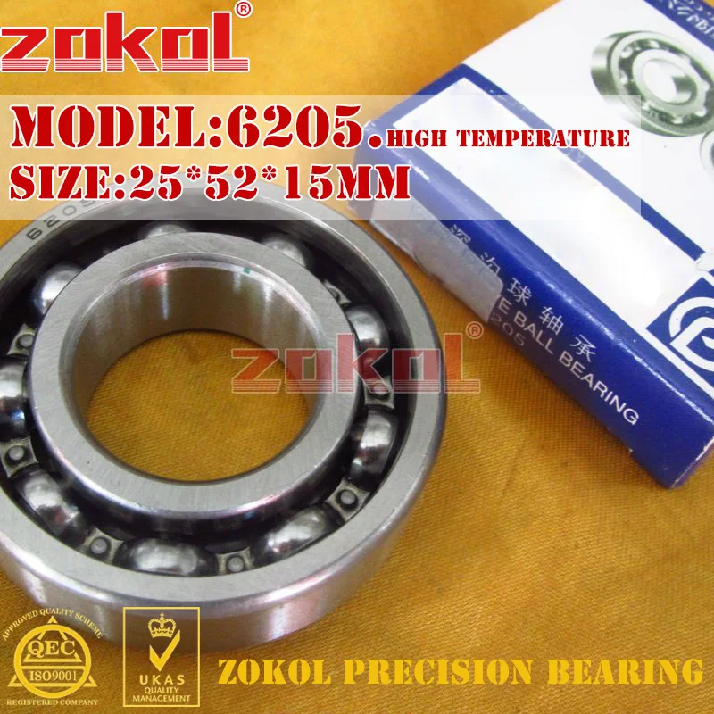 Подшипник ZOKOL 6205RS 6205 2RS RS Z3V3 6205ZZ S6205ZZ шариковый подшипник с глубоким желобом 25*52*15