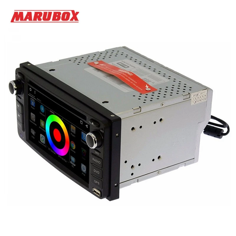 Sale MARUBOX 6A100DT3 Quad Core Android 7.1 Car DVD GPS Radio For Toyota Universal RAV4/Corolla/HILUX/Land Cruiser/Prado/Fortuner 4