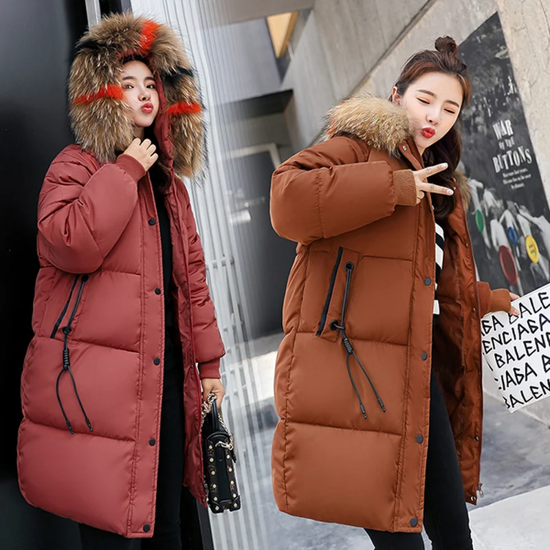 Winter Maternity Jacket & Coats Down Cotton Padded Warm Outwear Parkas Women Fur Hooded Thick Maternity Coat Pregnancy Clothing