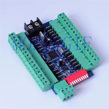 

5pcs 24CH LED dmx dimmer Controller 24 channel dmx512 decoder DC12V-24V,3A*24 channel output For RGB LED Strip Module