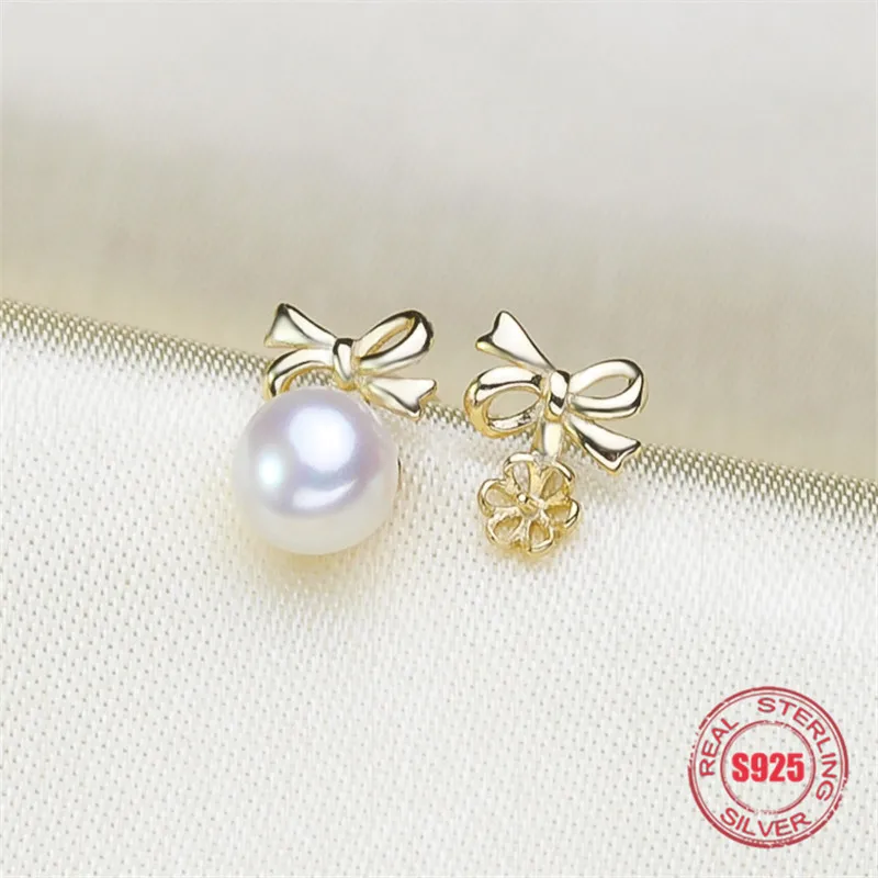 

Genuine S925 Sterling silver Stud Earrings Dangle Earrings Hoop Earrings Blank Base Supplies for DIY Accessories Jewelry Making