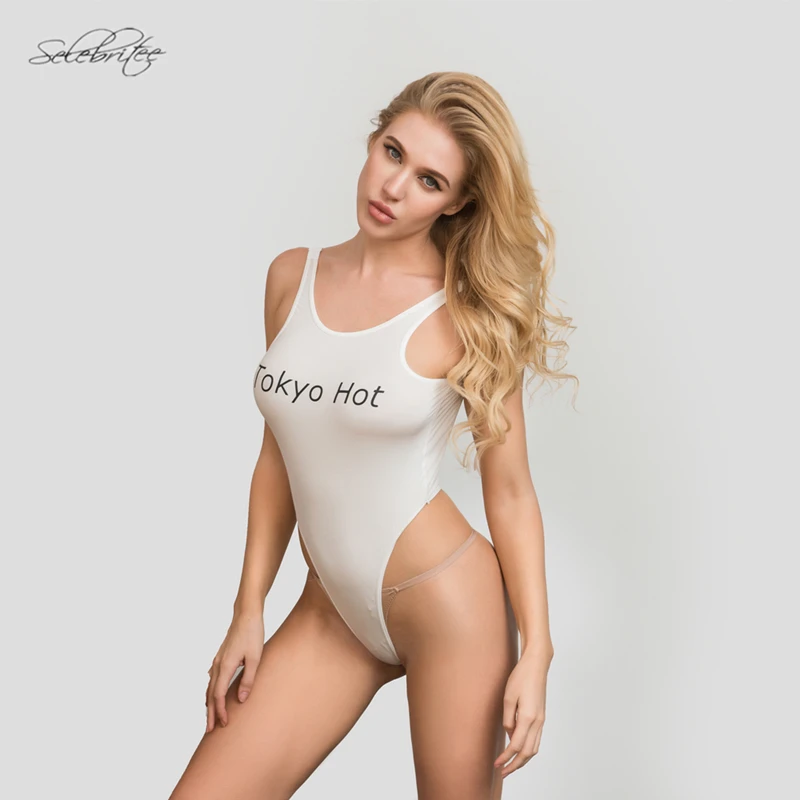 

Selebritee One Piece Swimsuit Women Swimwear Bikini High Waist Underwear Seamless Sexy Backless Bodysuits White Erotic Lingerie