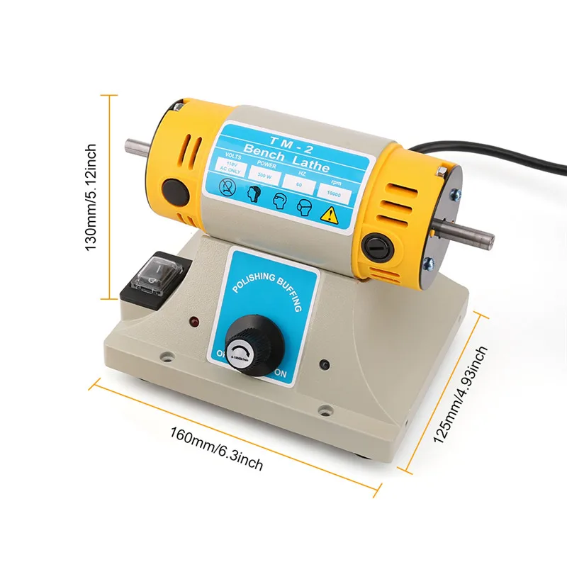 350 Вт электрический шлифовальный станок, полировальный станок, набор, регулируемая скорость, полировщик, шлифовка ювелирных изделий, стоматологический мотор, токарный станок, скамейка, мини-полировка