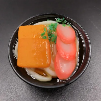 5*2,6 см имитация магнитов на холодильник 3D миниатюрный Ramen DIY магнитные наклейки на холодильник аксессуары для украшения дома - Цвет: Tofu sausage ramen