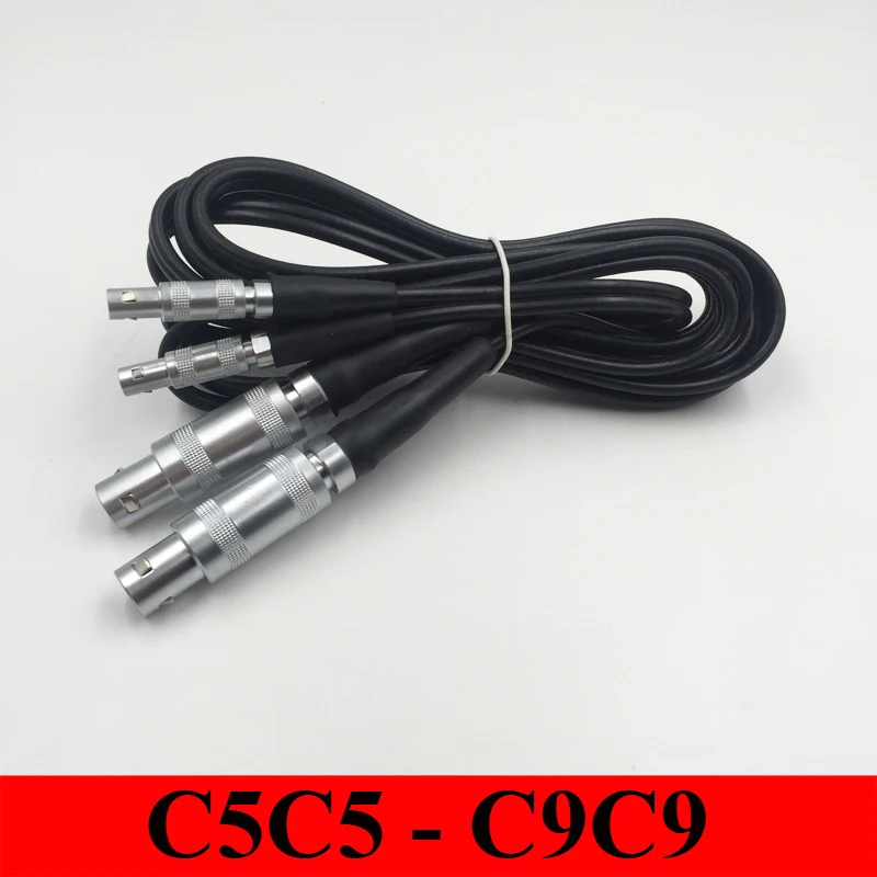 Dual LEMO 00 to LEMO 1 Krautkramer Cable for flaw detector, EqualityC5C5-C9C9