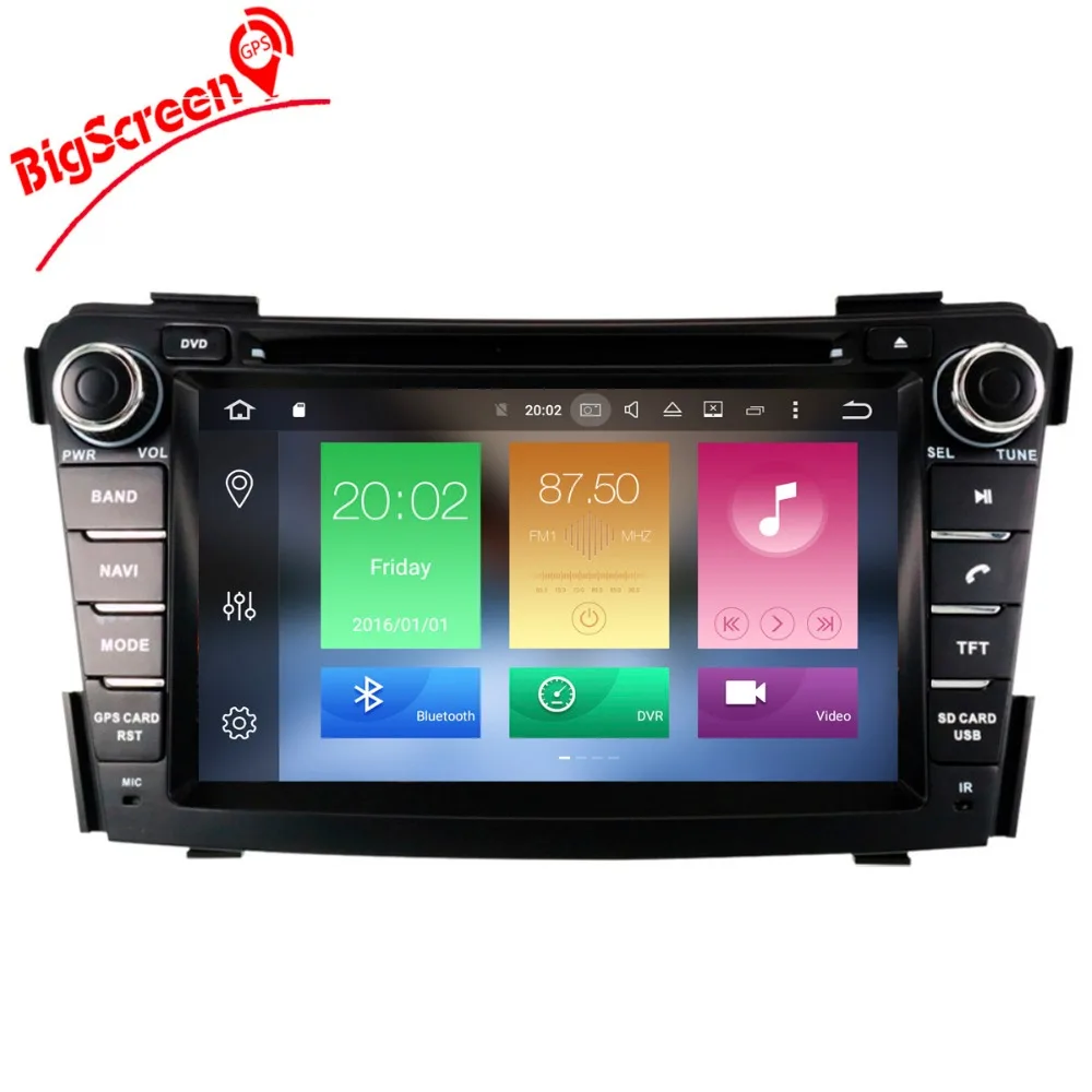 Best 2 DIN Octa Android6.0 Car GPS Navi Car CD DVD Player for HYUNDAI I40 I-40 2011-2016 HD Multi-media System Auto Radio RDS GPS 4