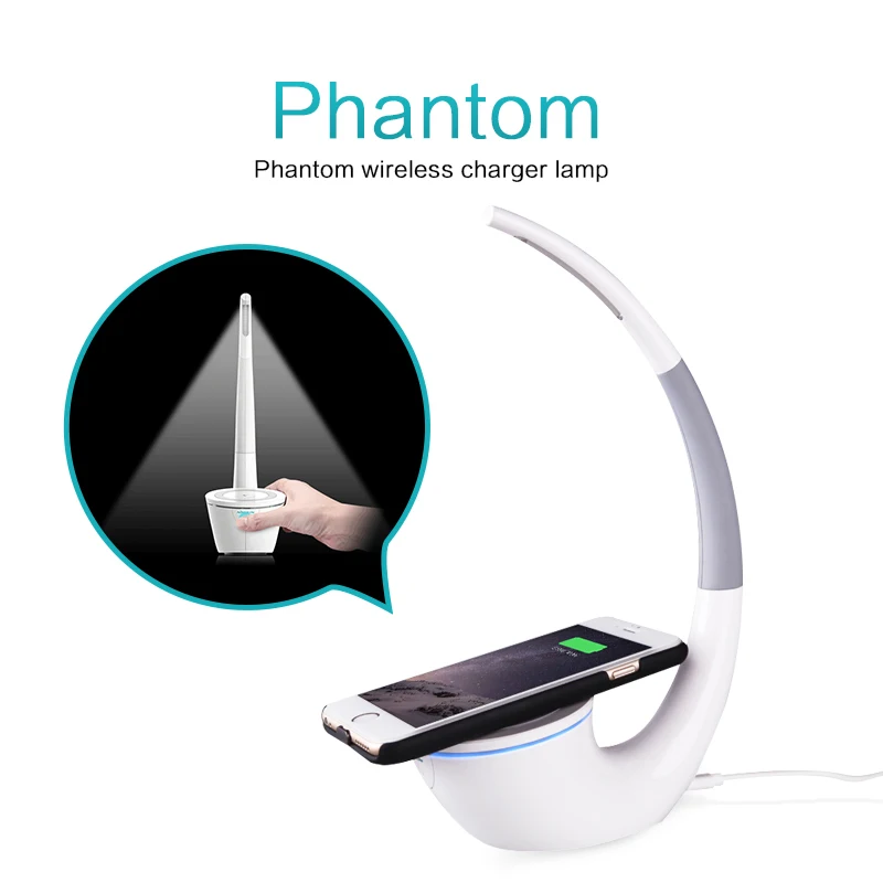 Nillkin QI font b Wireless b font font b Charger b font Phantom Table Lamp LED