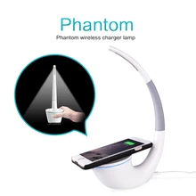 Nillkin QI Wireless Charger Phantom Table Lamp LED Light Charging for iPhone 8 8Plus sFor Samsung Galaxy Note 8 Wireless Charger