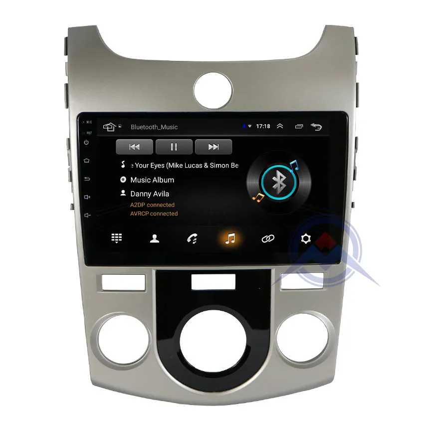 Excellent ZOHANAVI 2.5D 9 inch Android 8.1 Car radio for KIA Forte Cerato 2010-2014 DVD GPS screen with maps 3