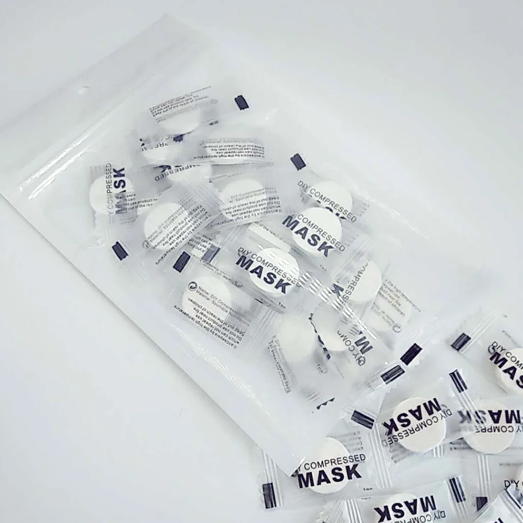 Прессованная маска для лица Лист красоты DIY одноразовая бумажная маска глубокое очищение для лица Очищение M, колется Очищающий пилинг натуральный хлопок