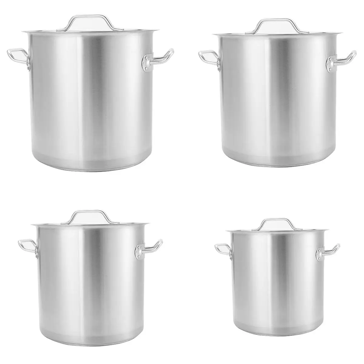 

Stainless Steel Large Capacity Thicken Compound Stock Pots Induction Kitchen Soup Pot Cookware Bucket Commercial Household Brine