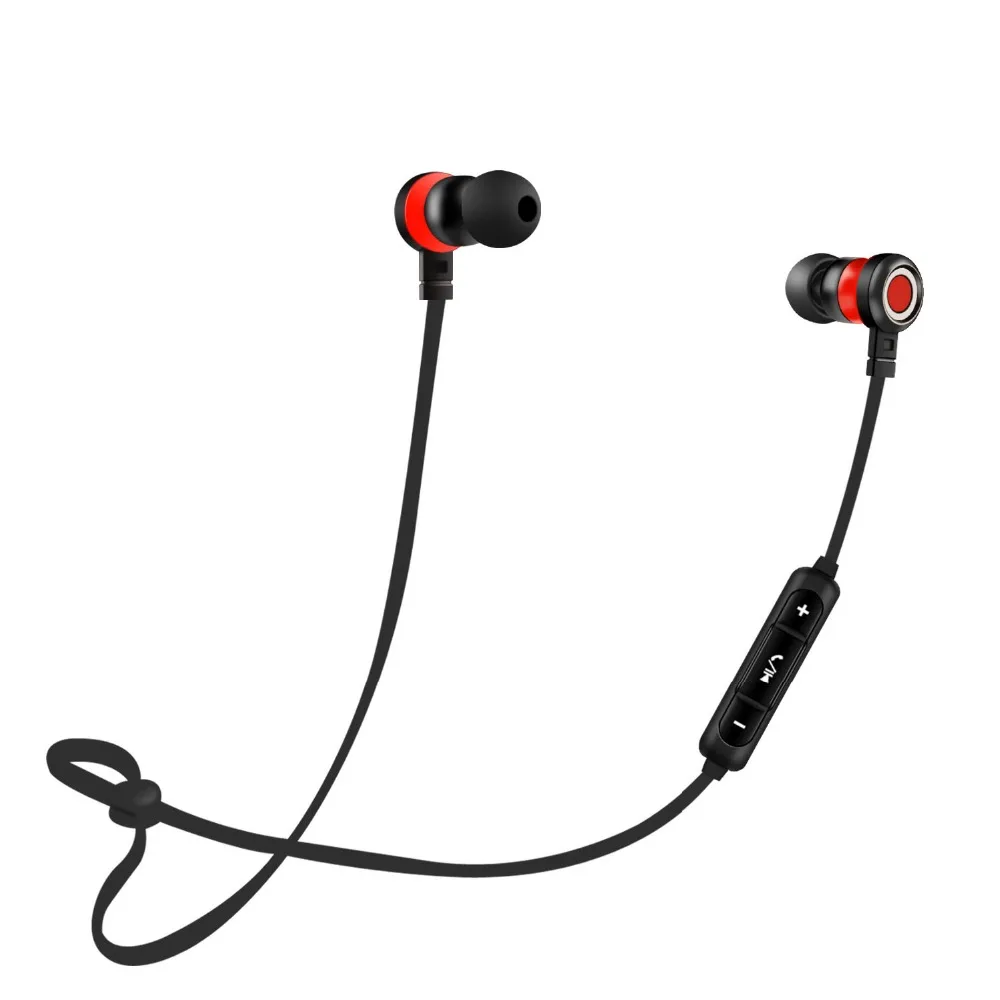 PTM Brand Earphone Bluetooth 4 2 font b Headphone b font Wireless Headset with Microphone Earbuds