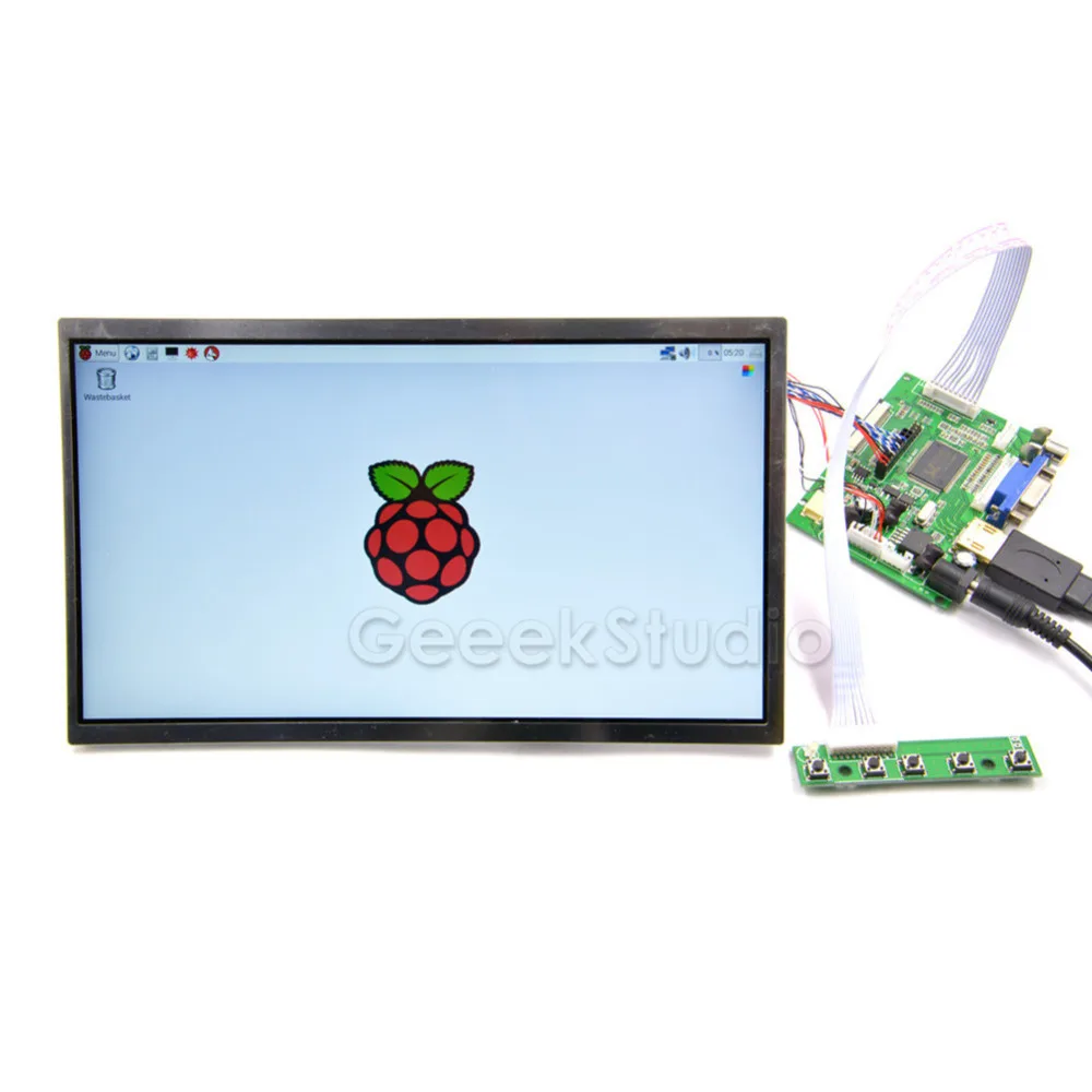 10,1 дюймов 1366*768 ЖК-экран TFT монитор для Raspberry Pi 3/2 Модель B