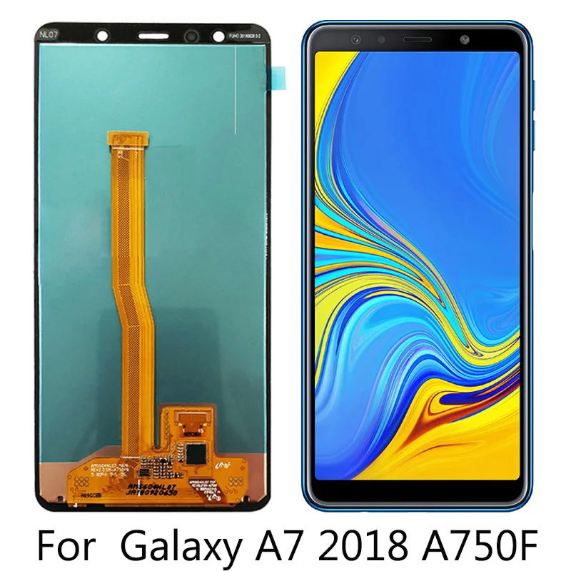 Original display For Samsung A7 2018 A750 SM-A750F Display lcd Screen  replacement for Samsung A7 2018 A750FN display lcd screen - AliExpress  Cellphones & Telecommunications