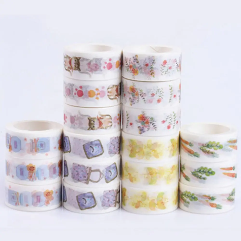 

1 Pc Kids Masking Tape Set Petal Animal Paper DIY Scrapbooking Stickers Decoration Stickers For The Diary School Supplies