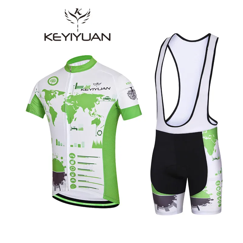 2017 keyiyuan Для мужчин Майки спортивные Наборы для ухода за кожей Ropa Ciclismo цикл велосипед Майки Костюмы Велосипедный Спорт Спортивная